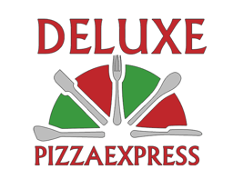 Deluxe Pizza Express logo.